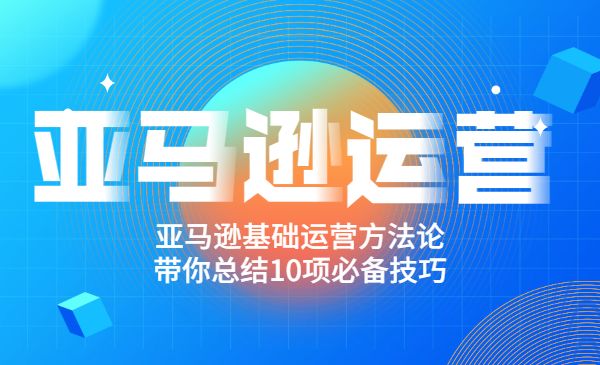 亚马逊店铺运营实操课程