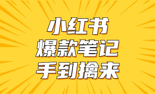 小红书爆款笔记手到擒来