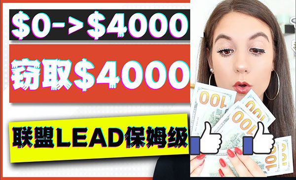 《国外联盟项目》实操保姆级教程：月入4000美元