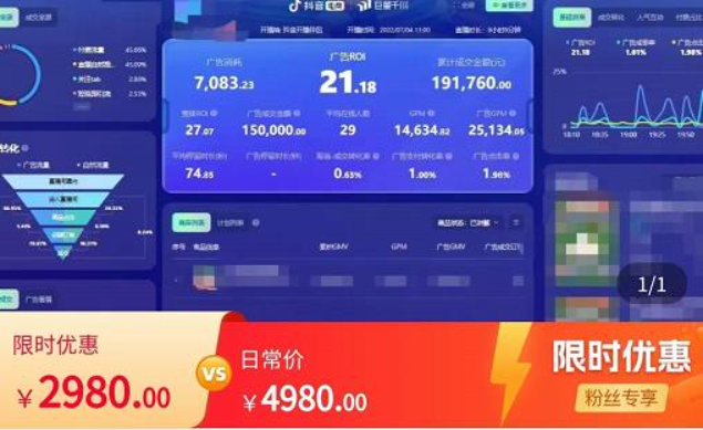 左学电商·《2023千川投放实操高级课程》，价值2980元