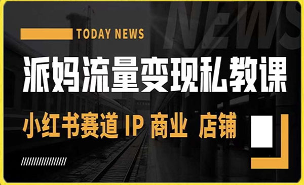 《小红书流量变现私教课》