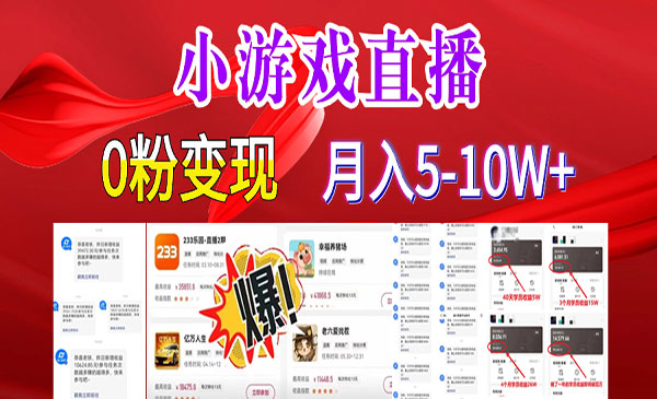 《超脑神探小游戏项目》0粉变现，月入5-10W