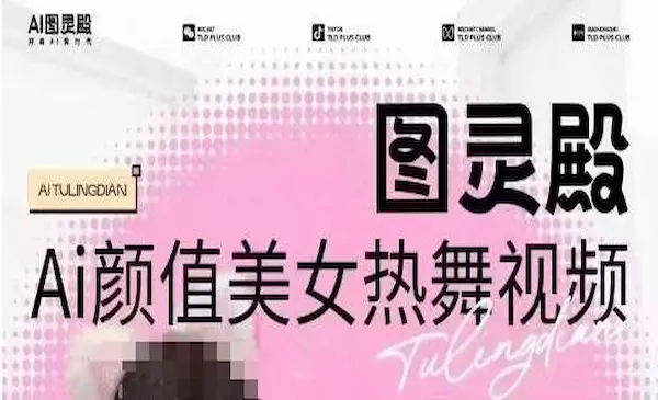 价值988图灵殿AI颜值美女热舞视频，云端生图，轻松过原创