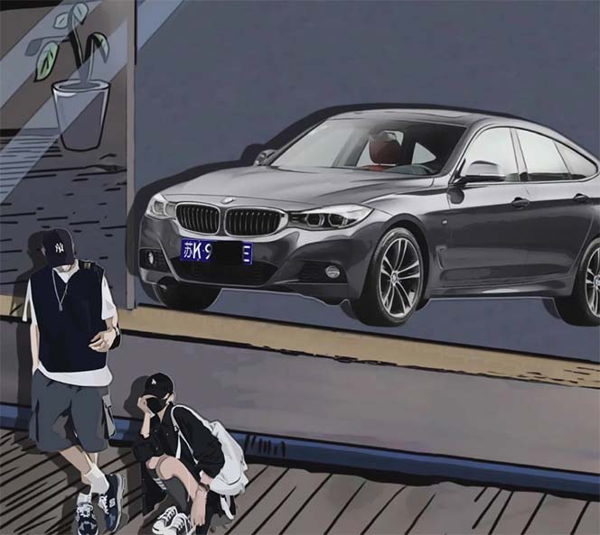 《冷门画车月入15K项目》教程+素材+软件