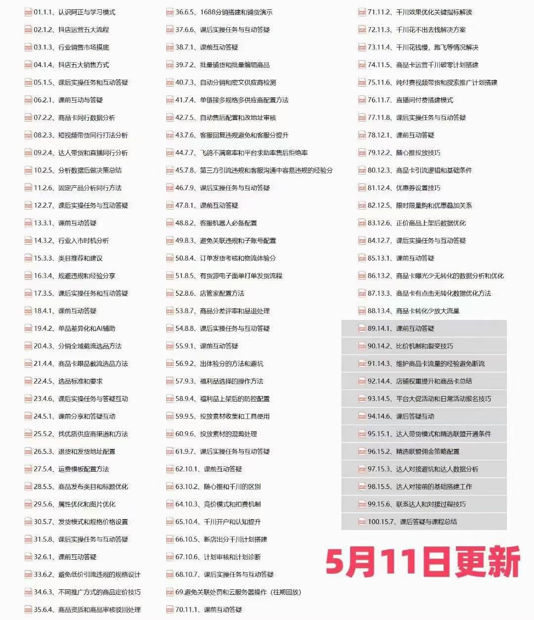 百宝电商·《抖店第27期特训营》体验分拉升/商品卡引流/投流效果优化/精选联盟引流/等