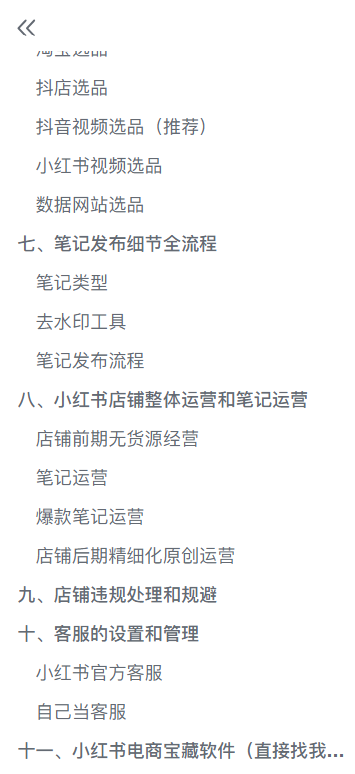 《小红书无货源电商爆单终极版》保姆级实操从0起店爆单