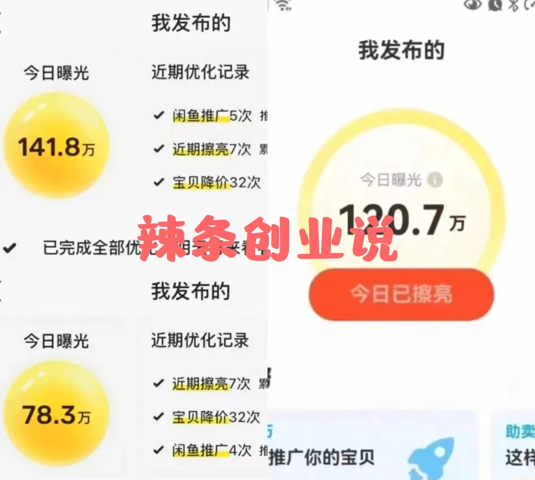 辣条创业说·最新闲鱼大流量联盟玩法,单日引流200+,稳定日入1000+,价值1980元