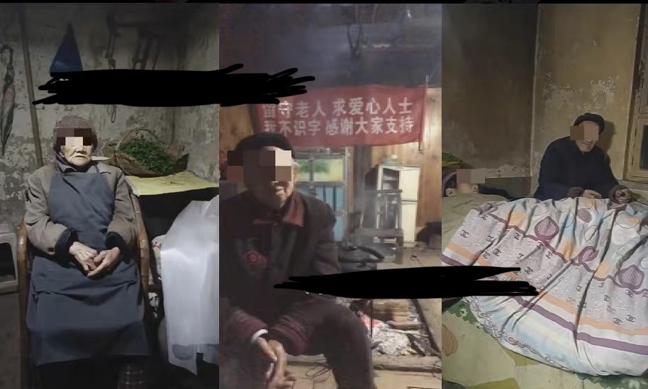 《老人卖惨直播撸音浪无人挂机项目》教程+素材